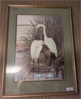 SIGNED AND NUMBERED HERON PRINT