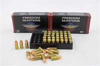 (2X) 50 RDS Freedom 9mm 115 GR Ammunition