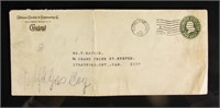 1914 US 1 Cent Postal Stationary Envelope