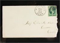 1870-1879 US Washington 3 Cents Stamp w/ Envelope