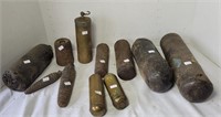 COLLECTION OF CLOCK WEIGHTS