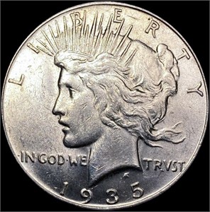 1935-S Silver Peace Dollar UNCIRCULATED