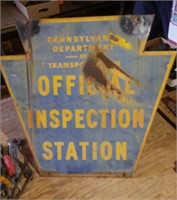 Inspection sign