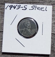 1943-S US Steel 1 Cent Penny