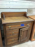 Dresser with cabinet
