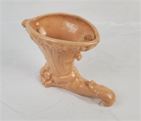 Vintage Marked Cornucopia Shaped Vase