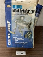 NIB Deluxe Meat Grinder #10