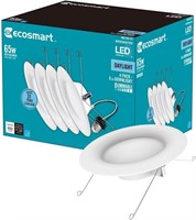 EcoSmart 5/6 in. LED Recessed Trim (4-Pack)