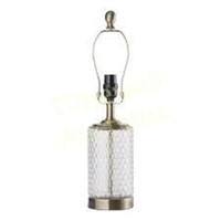 hometrends Table Lamp  13.2 in.  Brass accents