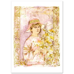 Flora Limited Edition Lithograph by Edna Hibel (19