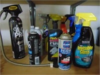 Automotive fluids lot, mostly full(or almost)