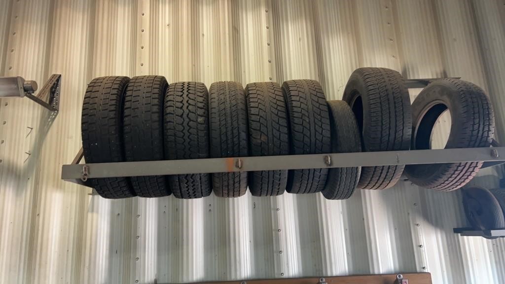 Lot of assorted tires (some new)