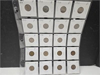 Early Teens Wheat Pennies-20 Coins