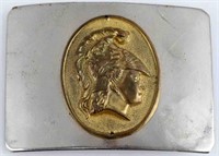 SASH BUCKLE FROM THE 1890S WITH PROFILE PORTRAIT