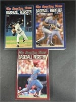 1985-87 Baseball Registers Books