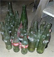 Glass Coke bottles.