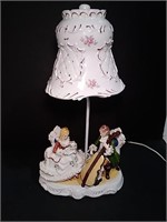 Vintage Porcelain Lamp- Working