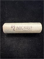 $2 Roll of Buffalo Nickels