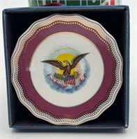 Small Porcelain A.Lincoln Eagle Plate