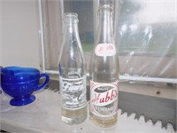 2 Vintage beverage bottles