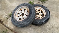 Carlisle Trailer tires on rims