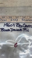 1960's Red Cross Blood Donor Pin *SC