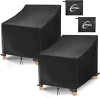 (N) Kipiea 500D Patio Chair Covers Waterproof Wint