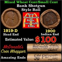 Small Cent Mixed Roll Orig Brandt McDonalds Wrappe