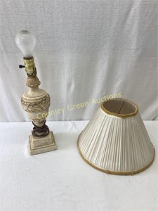 Marble Lamp and Lamp Shade