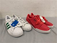 2 Pairs Of Adidas Shoes Size: 11.5