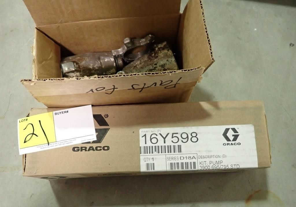 NEW GRACO REPAIR PUMP KIT & GRACO PARTS