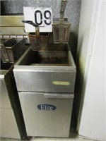 Elite Double Basket Gas Deep Fryer