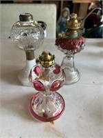 3 Oil Lamps