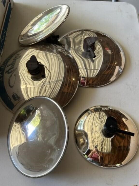 5 Mercury Glass Reflectors