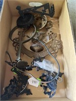 Box of Assorted Lamp Parts