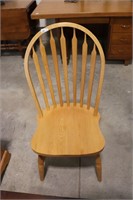 HIGH BACK WOODEN DINER CHAIR
