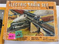 Electric train set, in box works