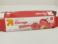 (40) 1-Gallon Storage Bags