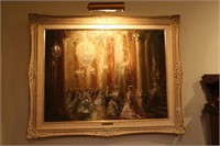 framed oil painting signed 'H.J. Wagner;