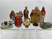 Vintage Germany nativity set