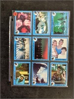 1 Sheet of ET Trading Cards