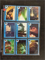 1 Sheet of ET Trading Cards