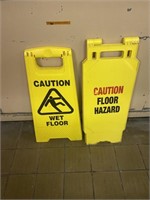 (2) Wet Floor Signs