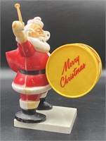 1955 Miller Plastic Merry Christmas Santa