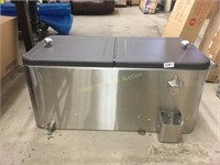 34” Stainless Steel Party Chest w/ Bottle Opener *
