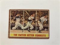1962 Topps Mickey Mantle switch Hitter Card #318