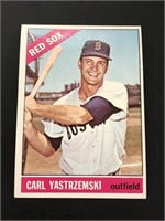 1966 Topps Carl Yastrzemski Card #70 Red Sox HOF