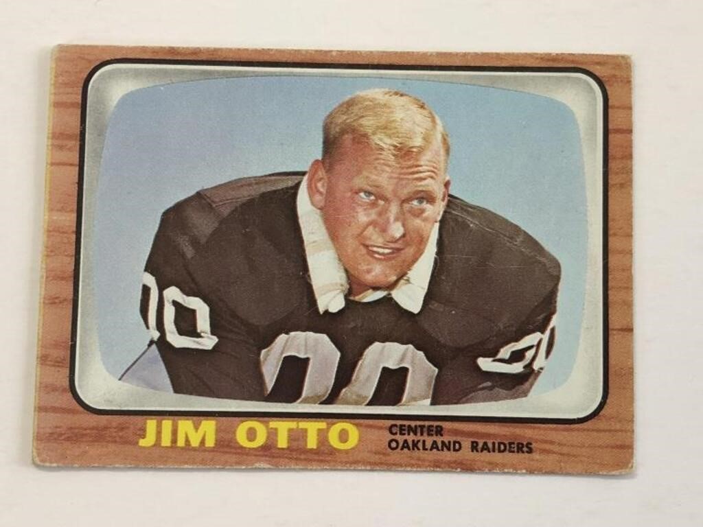 1966 Topps Jim Otto Card #115 Raiders HOF 'er
