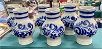 BLUE DECORATED SALT GLAZE JUGS