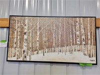 Oil On Canvas  Winter Birches